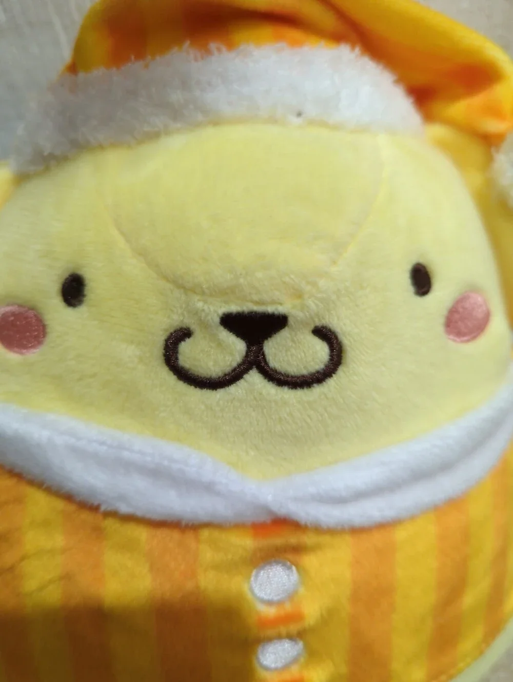NWT Pompompurin Striped Pajamas Stuffed Plush Hello Kitty ,& Friends 9.5 In